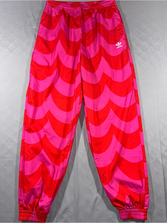 adidas Pants - Adidas X Marimekko Pants Women's Primegreen Laine Wave Track Pants Vivid Size S